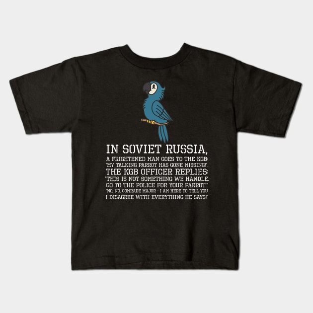 Anti Socialist & Communist - USSR Soviet Russian Joke Kids T-Shirt by Styr Designs